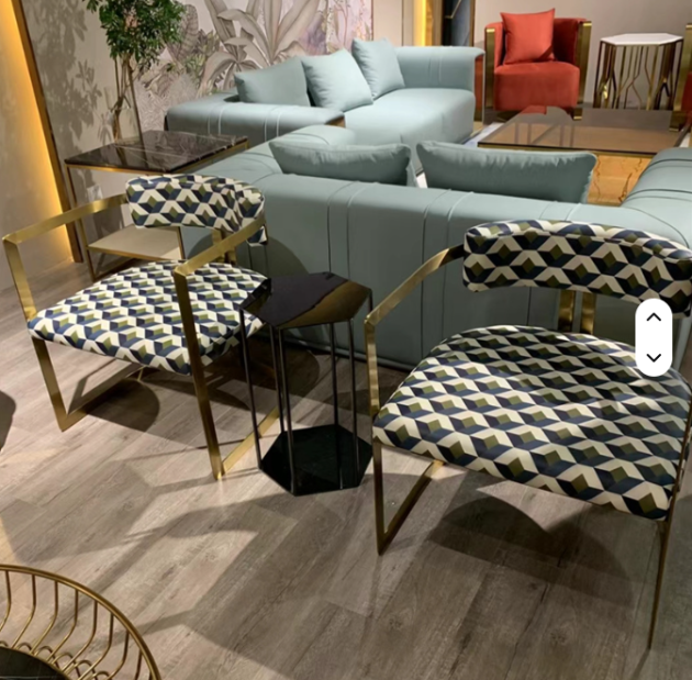 bianca multicolored accent chair